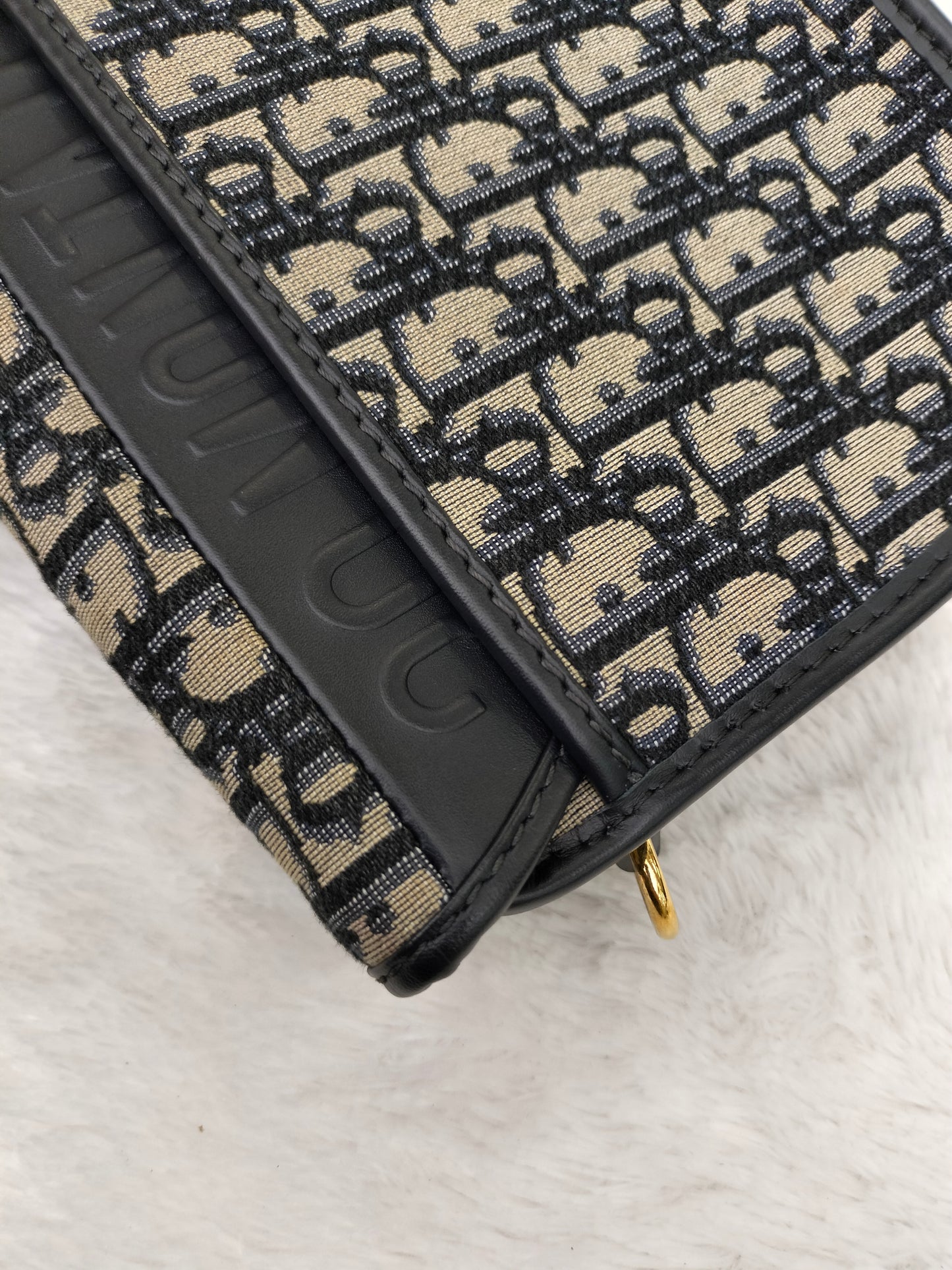 Dior Bobby Medium Oblique Navy GHW 2020
