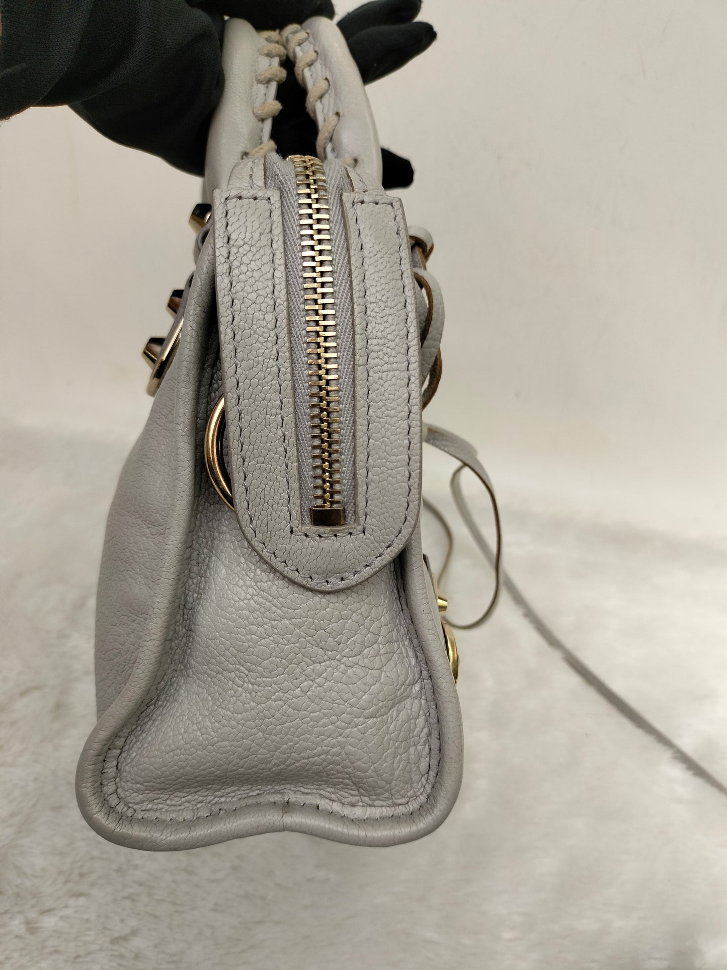 Balenciaga Mini City Edge Light Grey LGHW