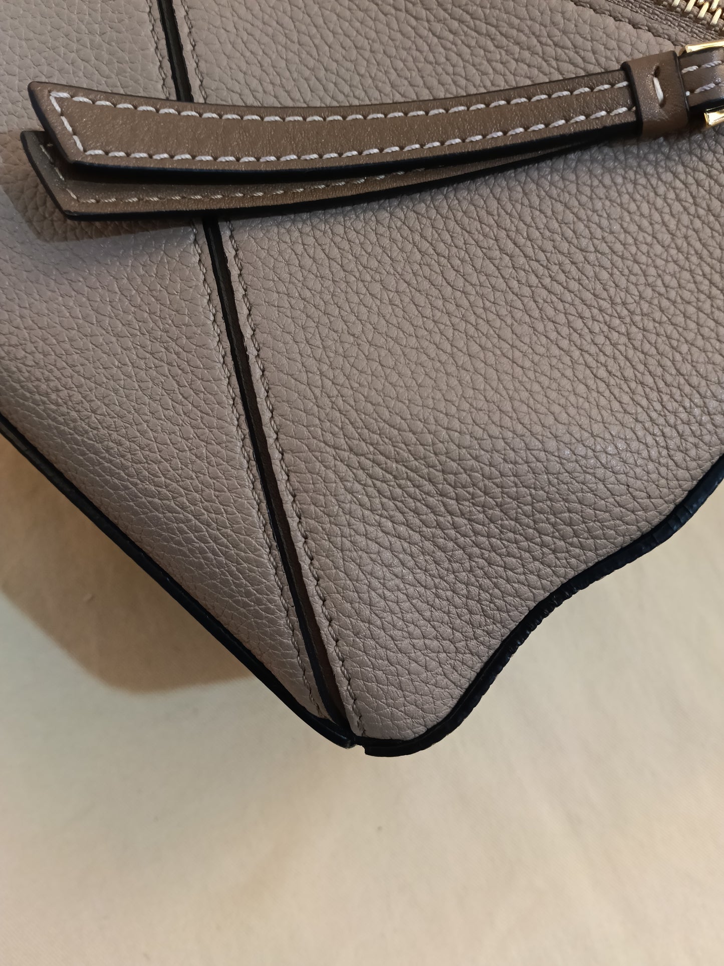 Loewe Puzzle Small Grained Sand Mink GHW 2020