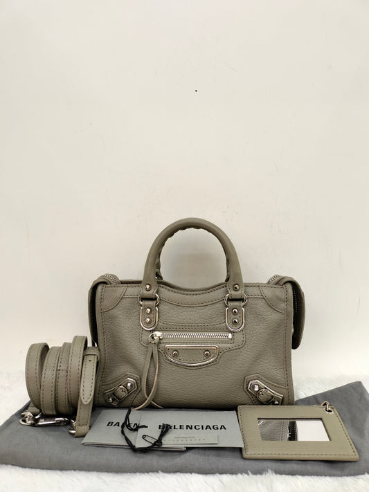Balenciaga Nano City Edge Grey SHW 2022