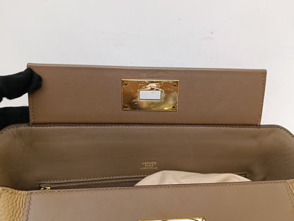Hermes 2424 29 Togo Biscuit Alezan GHW #Z