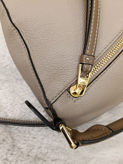 Loewe Puzzle Small Grained Sand Mink GHW 2020