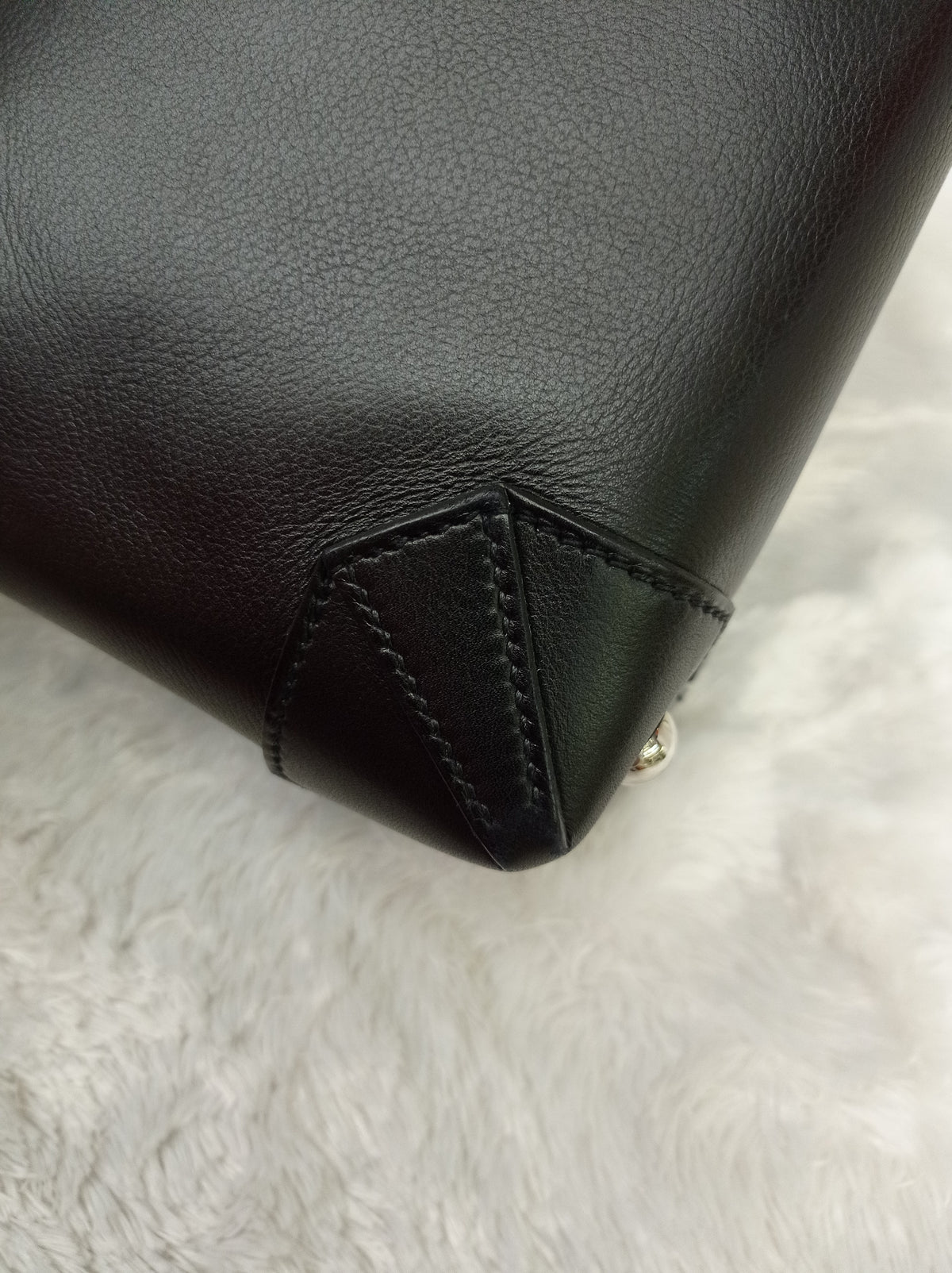 Hermes Sac Maxibox 29 Evergrain Noir PHW #T