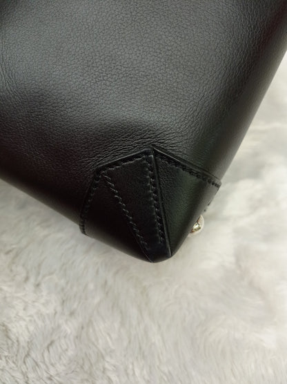 Hermes Sac Maxibox 29 Evergrain Noir PHW #T