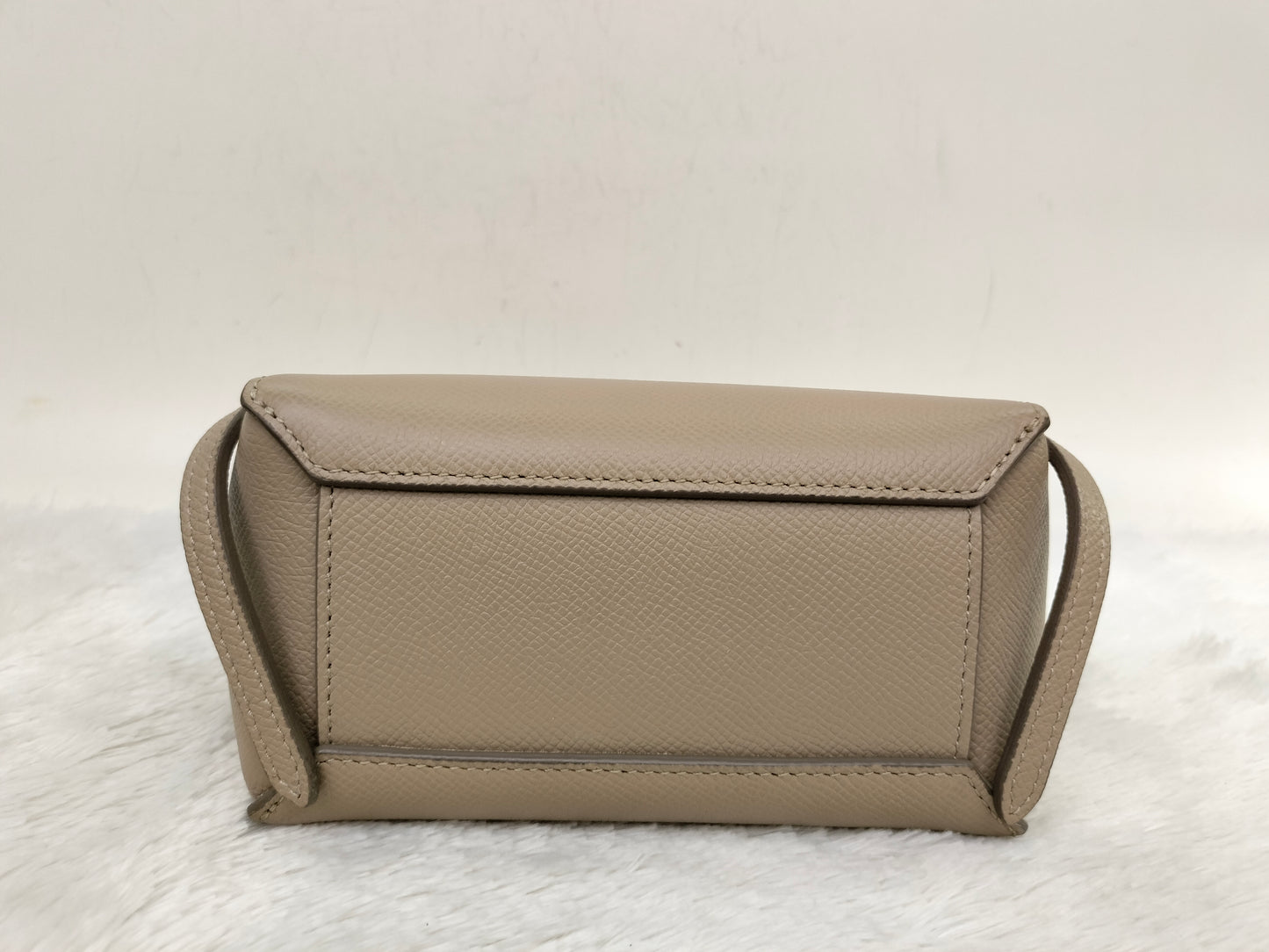 Celine Pico Belt Grained Taupe GHW 2021