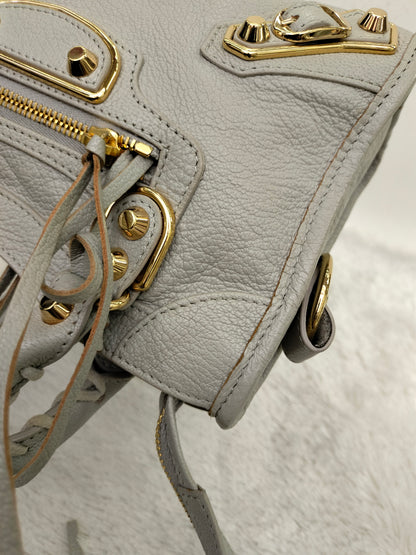 Balenciaga Mini City Edge Grey GHW