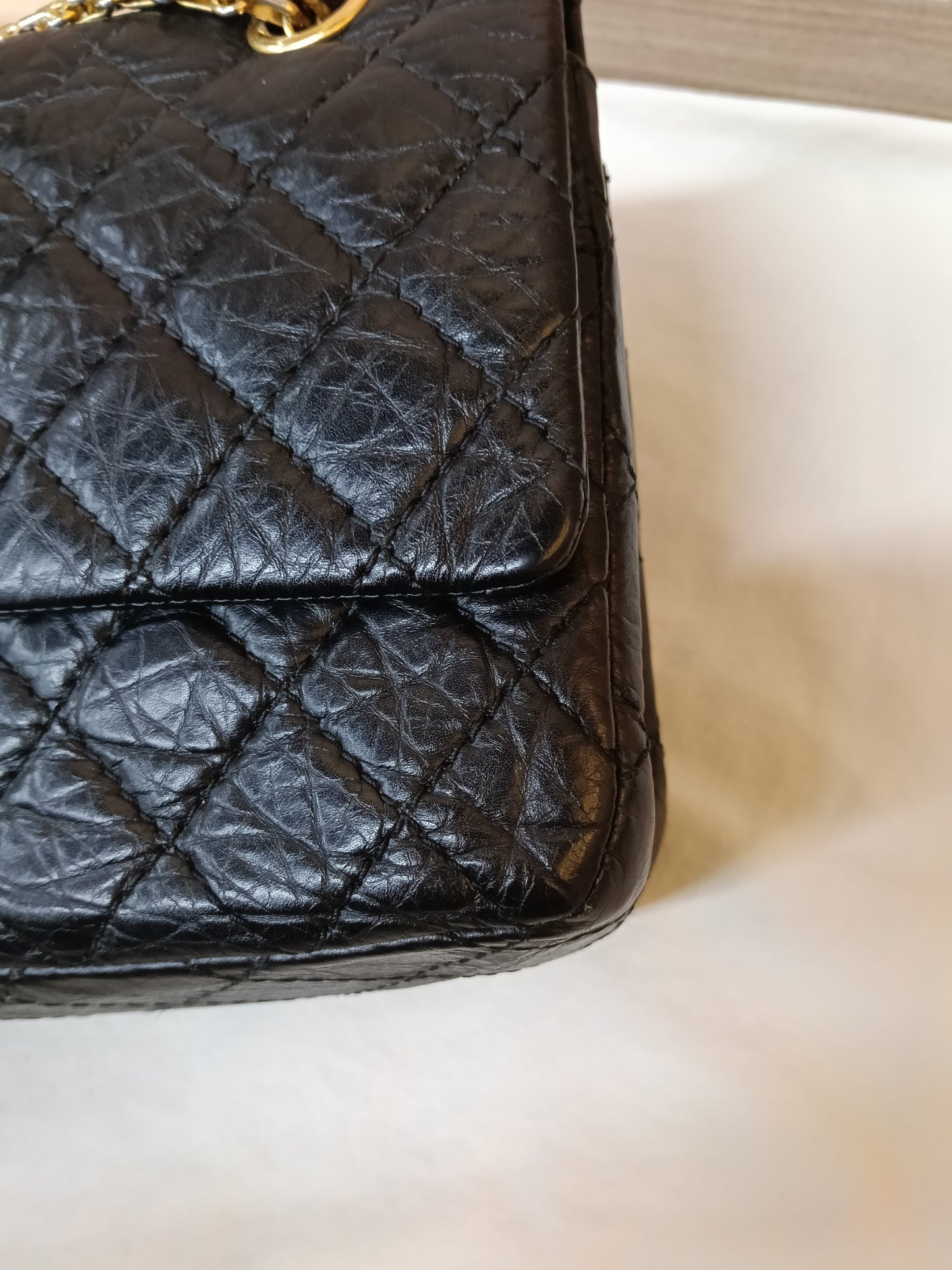 Chanel Reissue 225 Calfskin Black GHW DF #14