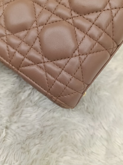 Lady Dior Mini Lamb Fard GHW 2019