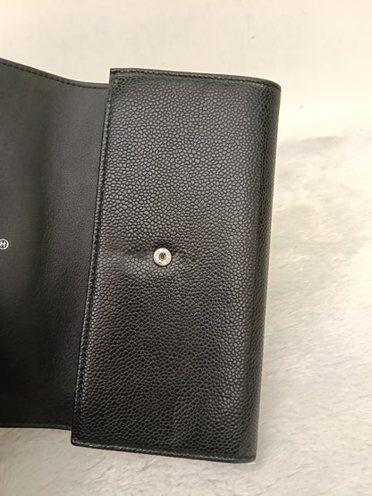 Chanel Timeless Continental Wallet Caviar Black SHW #16
