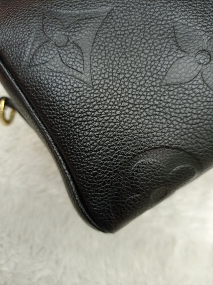LV Speedy 25 Bandou NV Monogram Empreinte Noir 2023 (CHIP)