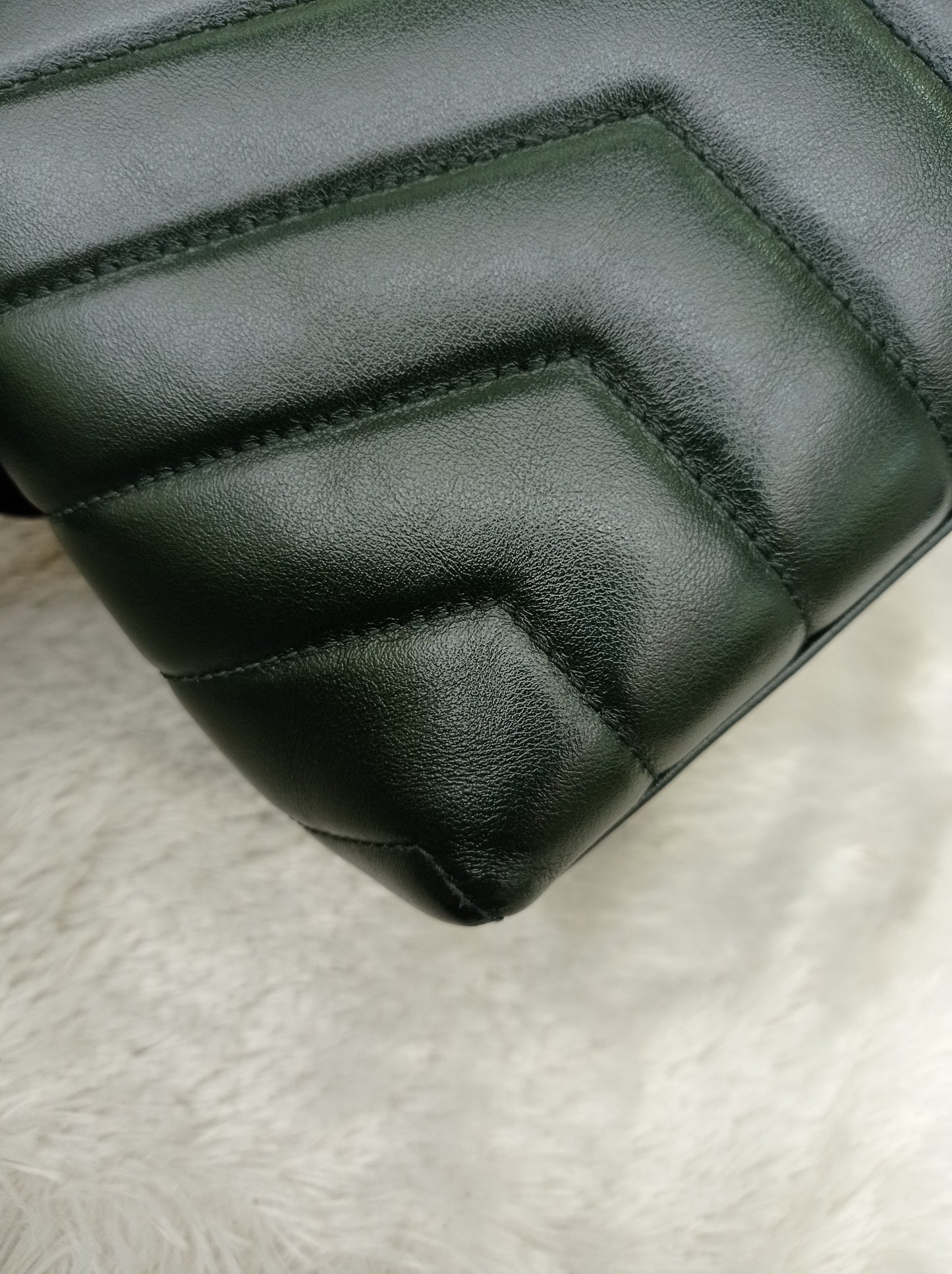 YsL Lou Lou Small Lamb Emerald Green GHW 2019