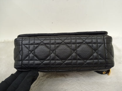 Dior Caro Small Supple Cannage Black GHW 2022