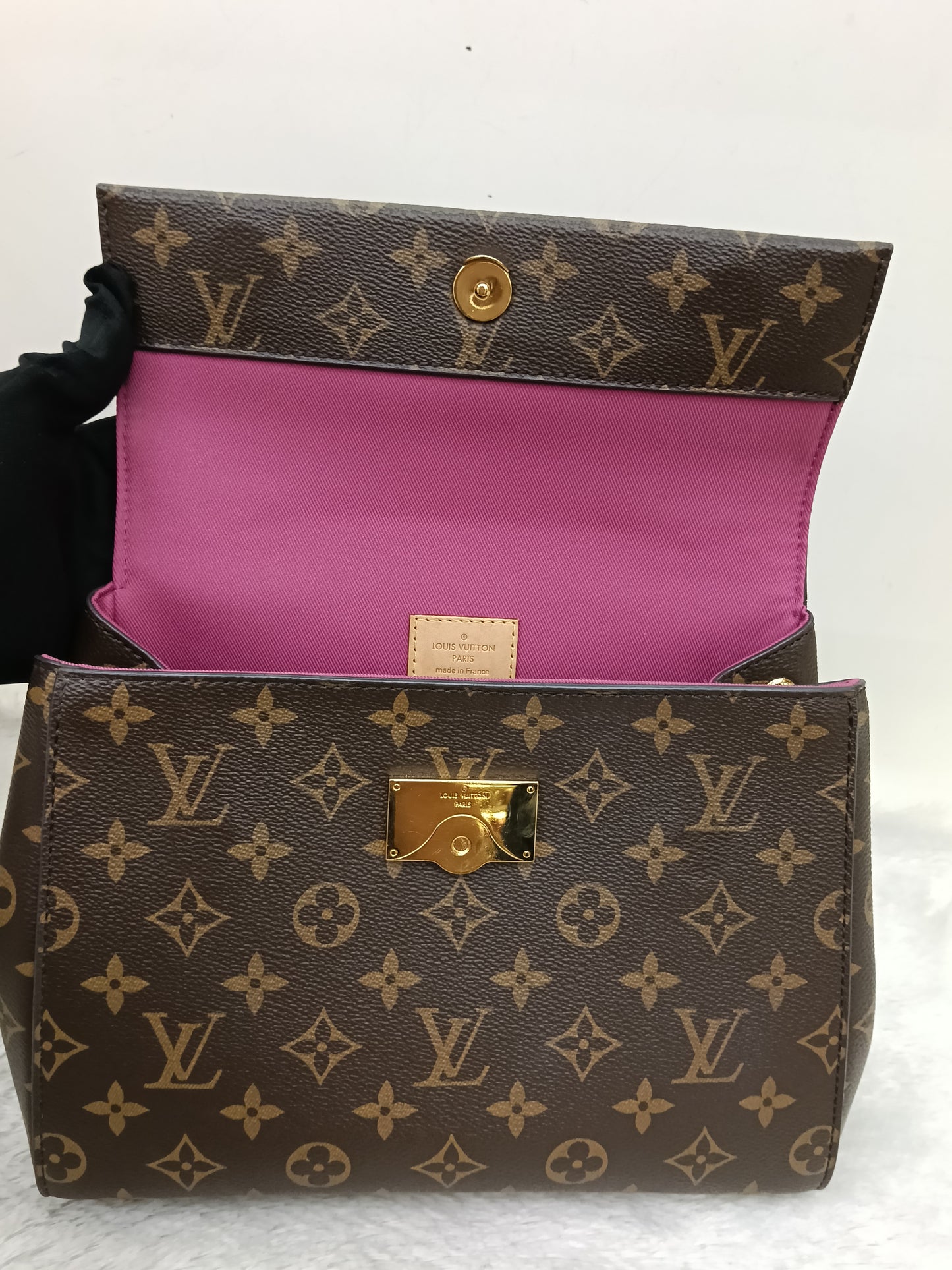 LV Clunny BB Monogram Bordeaux Fuchsia 2018