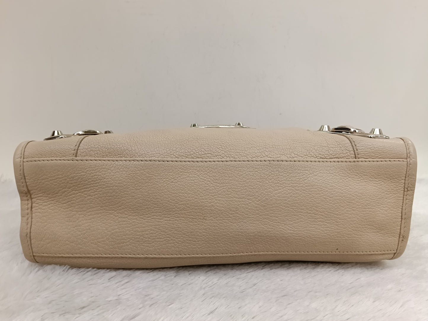 Balenciaga Small City Edge Beige SHW 2018