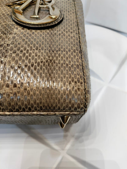Lady Dior Small Python GHW 2018