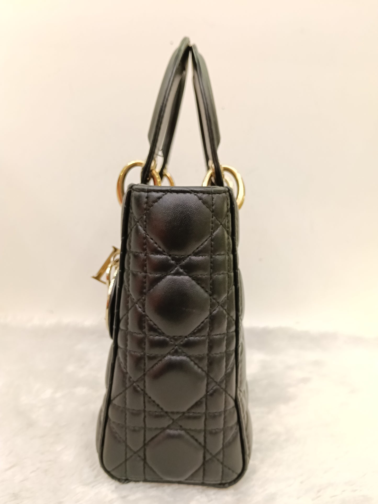 Lady Dior Small Lamb Black GHW 2018
