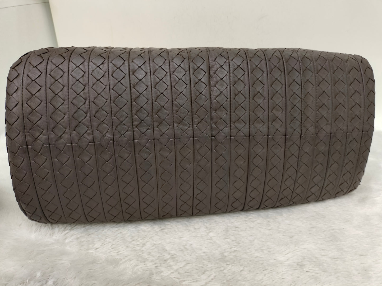 Bottega Veneta Intrecciato Doctor Bag Dark Grey RHW 2009