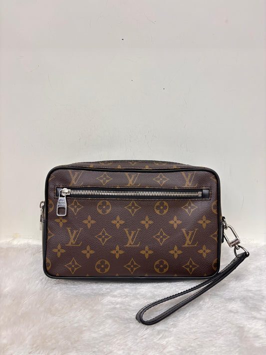 LV Kasai Clutch Monogram Macassar 2019