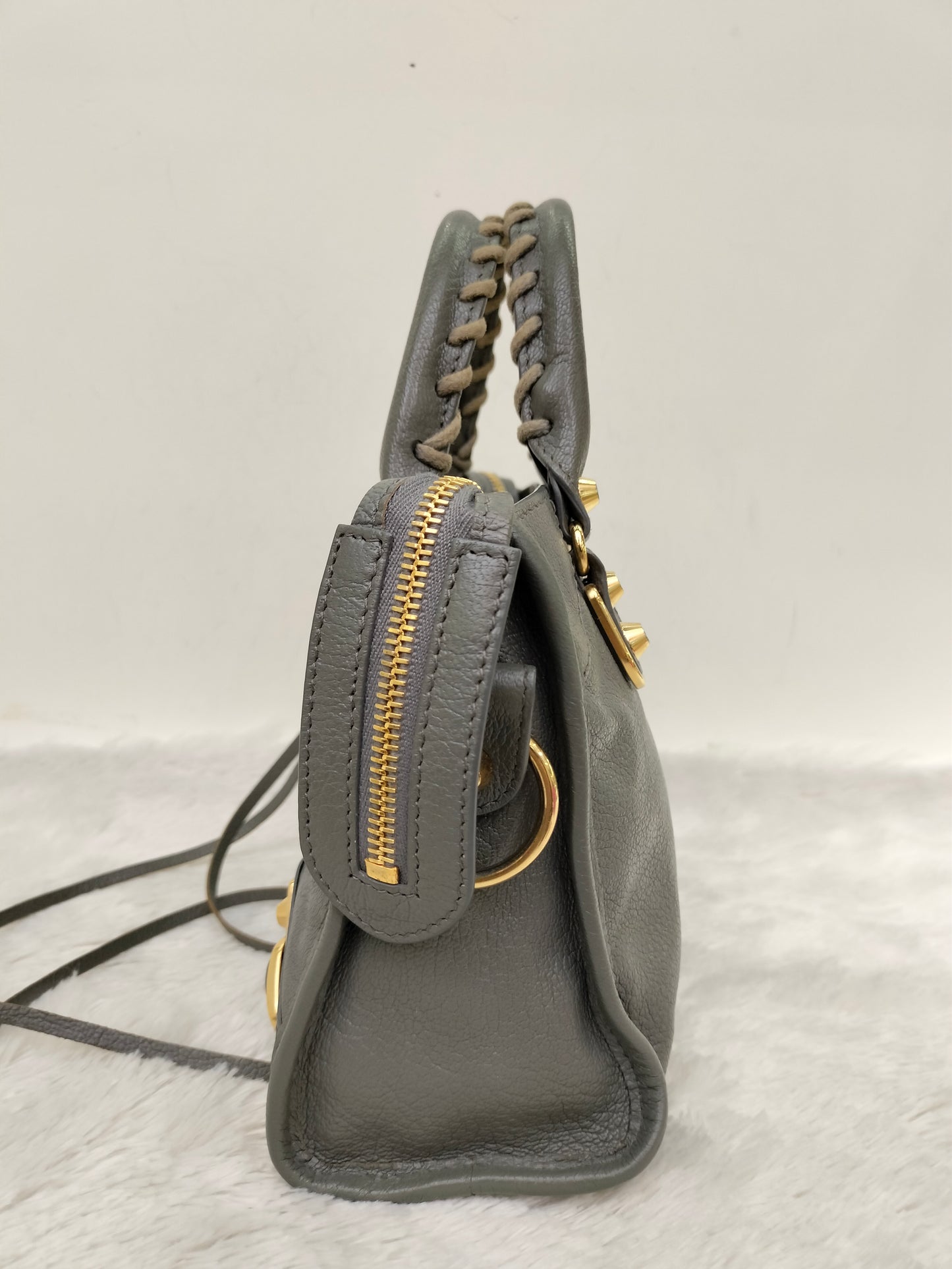 Balenciaga Mini City Edge Grey GHW 2017