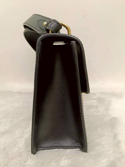 Gucci Sylvie Small Web Calfskin Black GHW