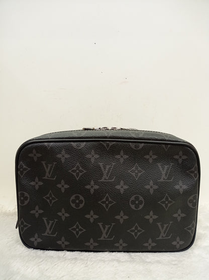 LV Toilet Pouch GM Monogram Eclipse 2017