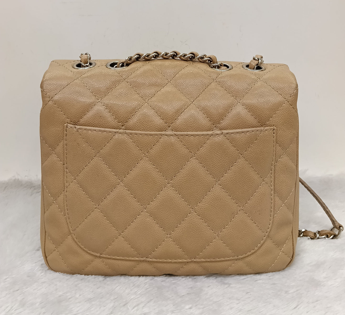 Chanel Medium Urban Companion Flap Caviar Beige SHW #25
