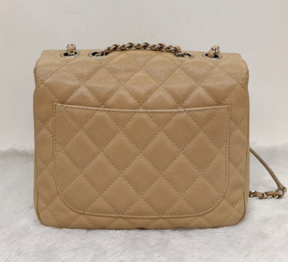 Chanel Medium Urban Companion Flap Caviar Beige SHW #25