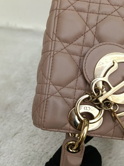 Lady Dior Small Lamb Fard GHW 2019