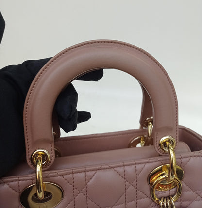Lady Dior Small Lamb Fard GHW 2018