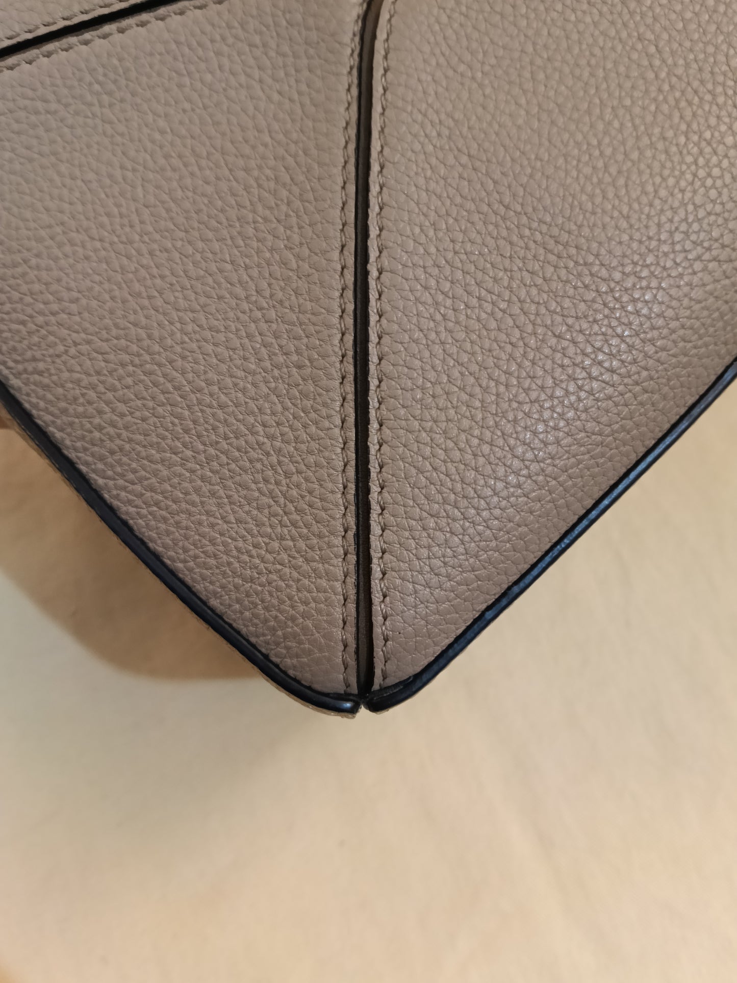 Loewe Puzzle Small Grained Sand Mink GHW 2020