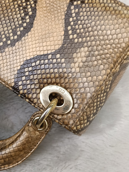 Lady Dior Mini Python GHW 2019