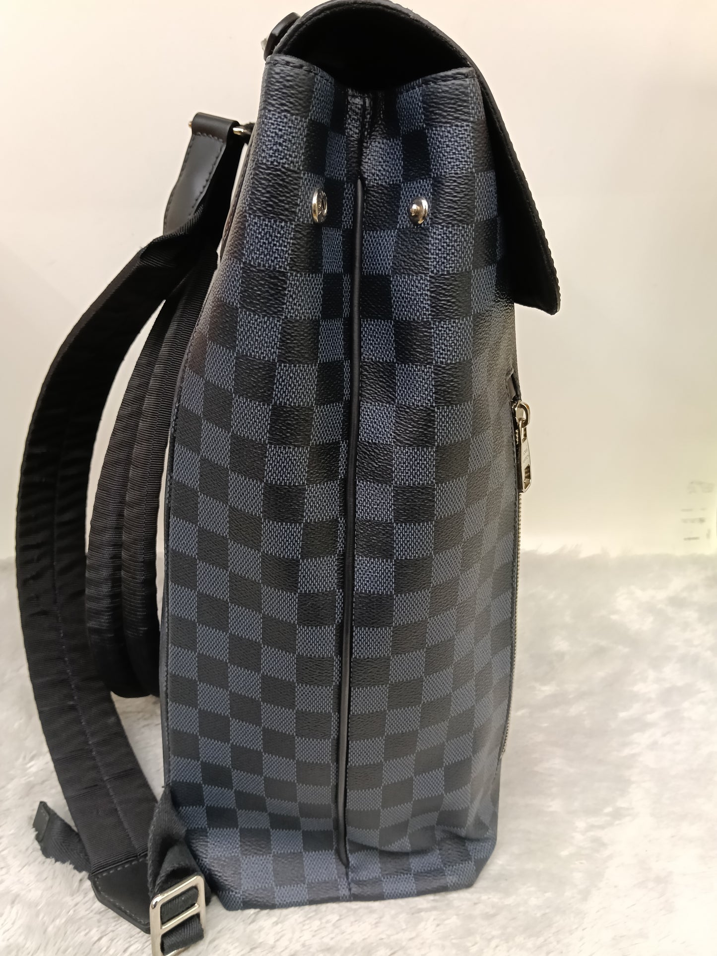 LV Newport Backpack Damier Graphite Cobalt 2016