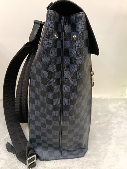 LV Newport Backpack Damier Graphite Cobalt 2016