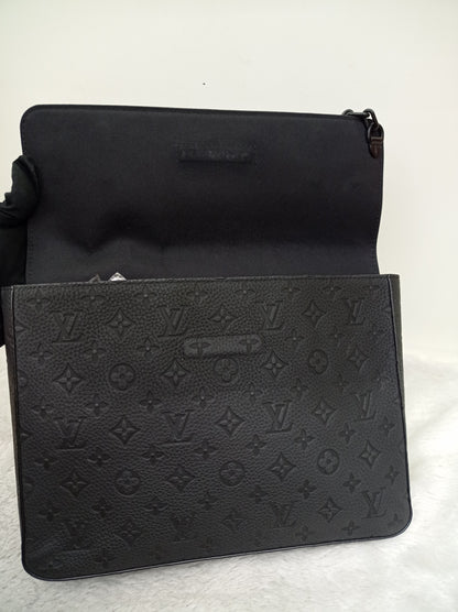 LV Pochette Virgil Abloh Steamer Monogram Eclipse (CHIP)