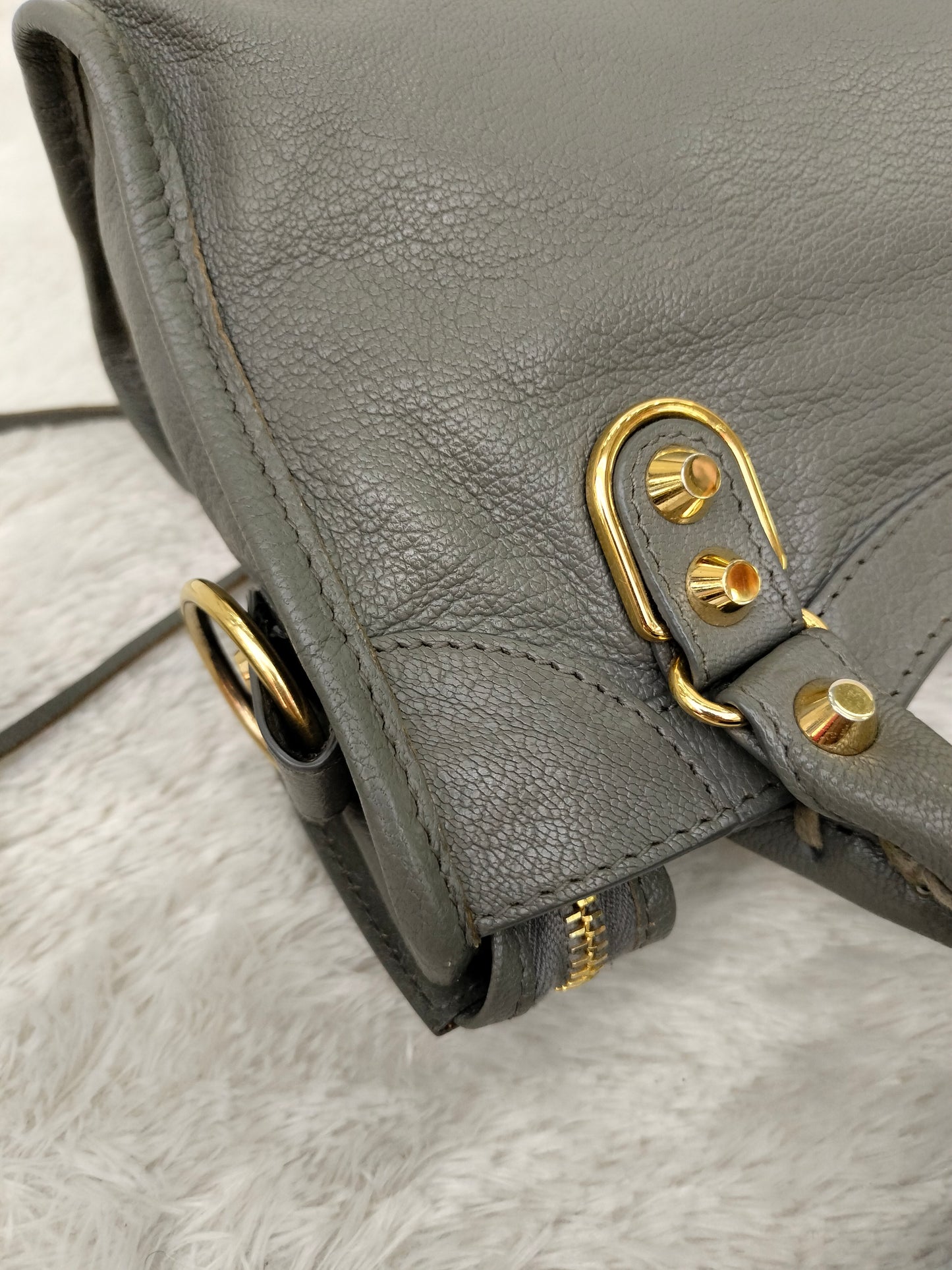 Balenciaga Mini City Edge Grey GHW 2017