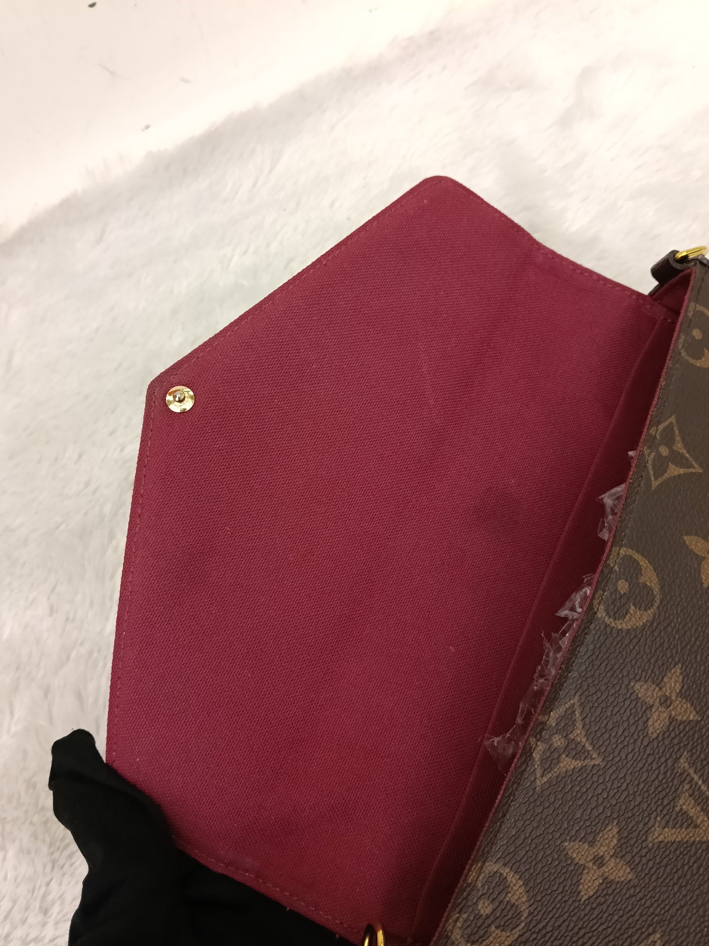 LV Pochette Felicie GM Monogram Fuchsia 2020
