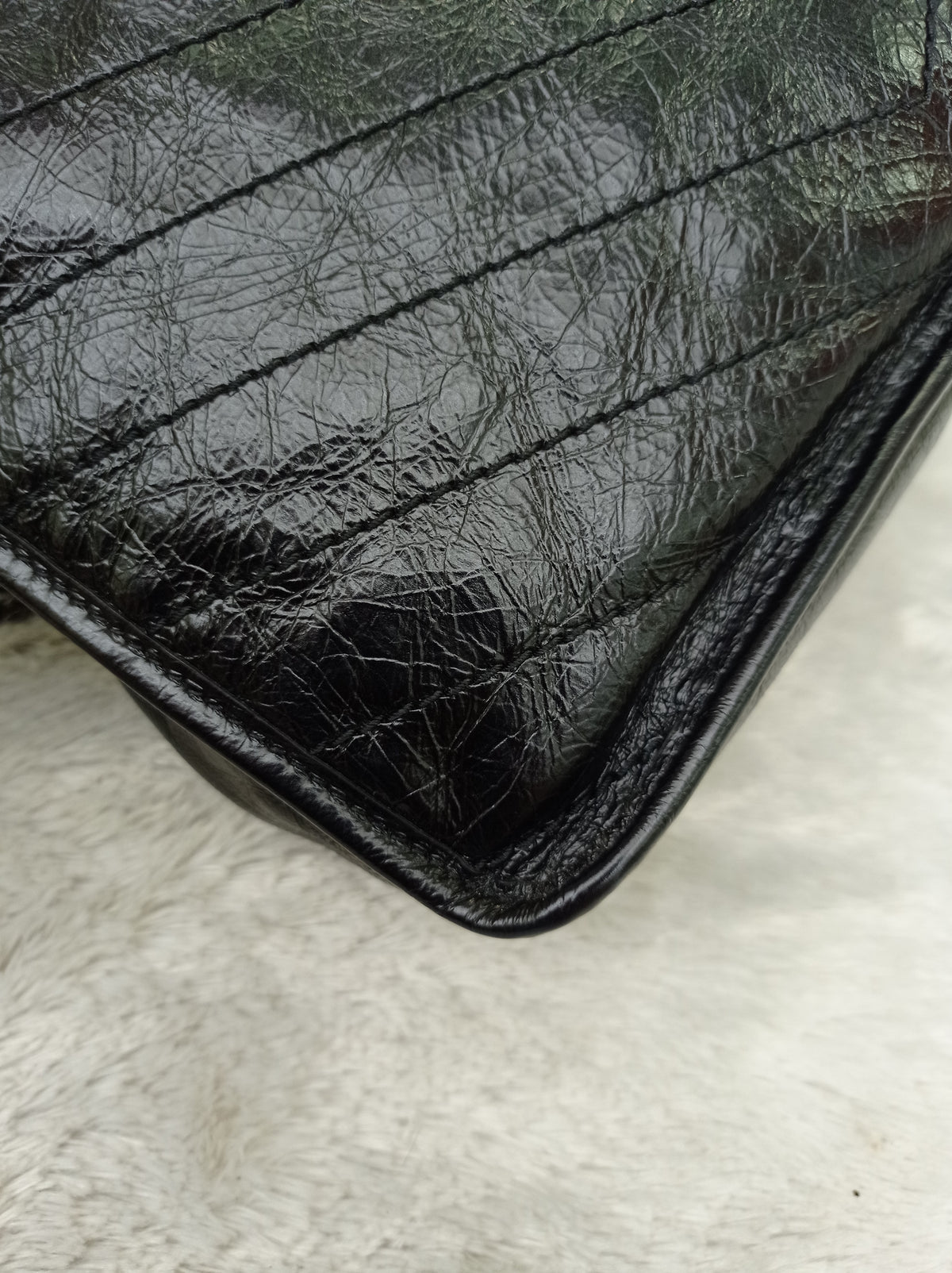 YsL Niki Medium Calfskin Black RHW 2018