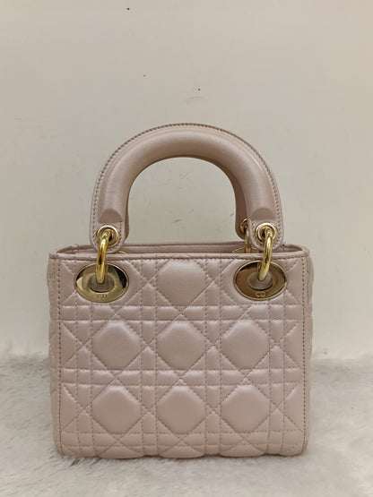 Lady Dior Mini Iridescent Lotus GHW 2018