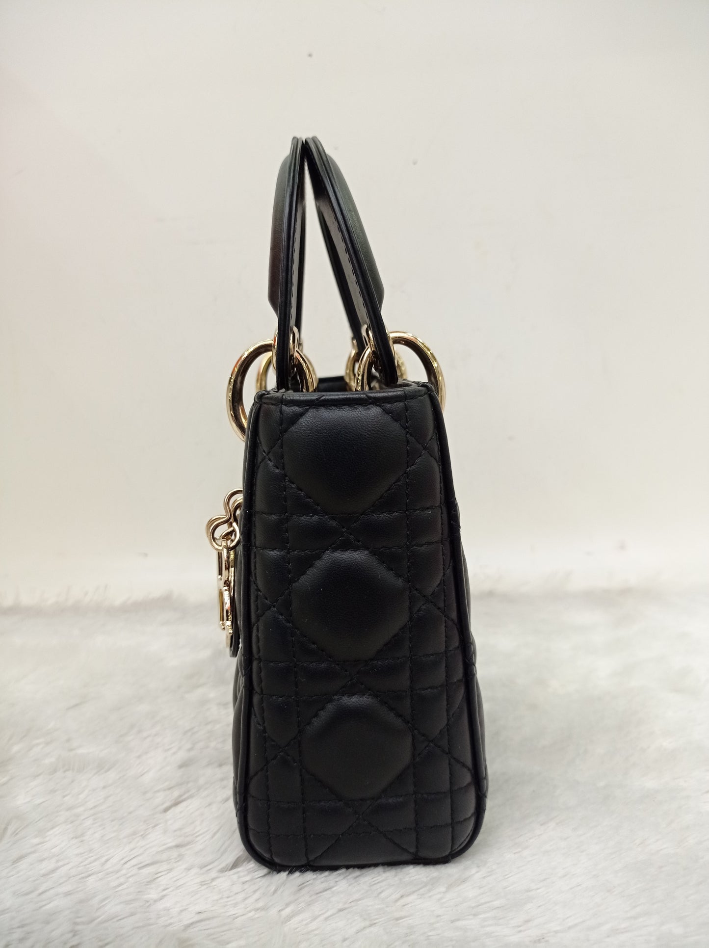 Lady Dior Mini Lamb Black GHW 2018