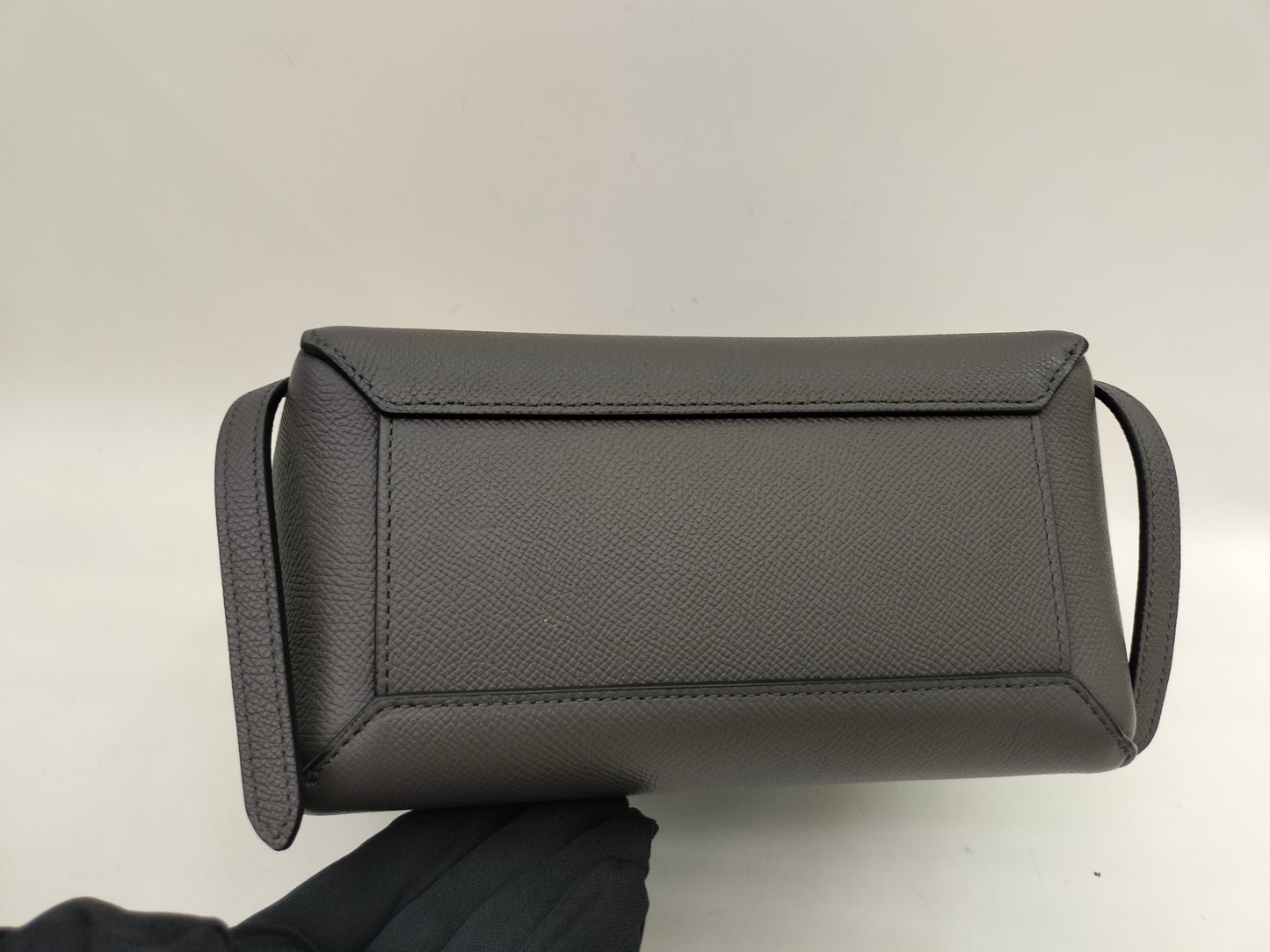 Celine Nano Belt Grained Grey GHW 2022