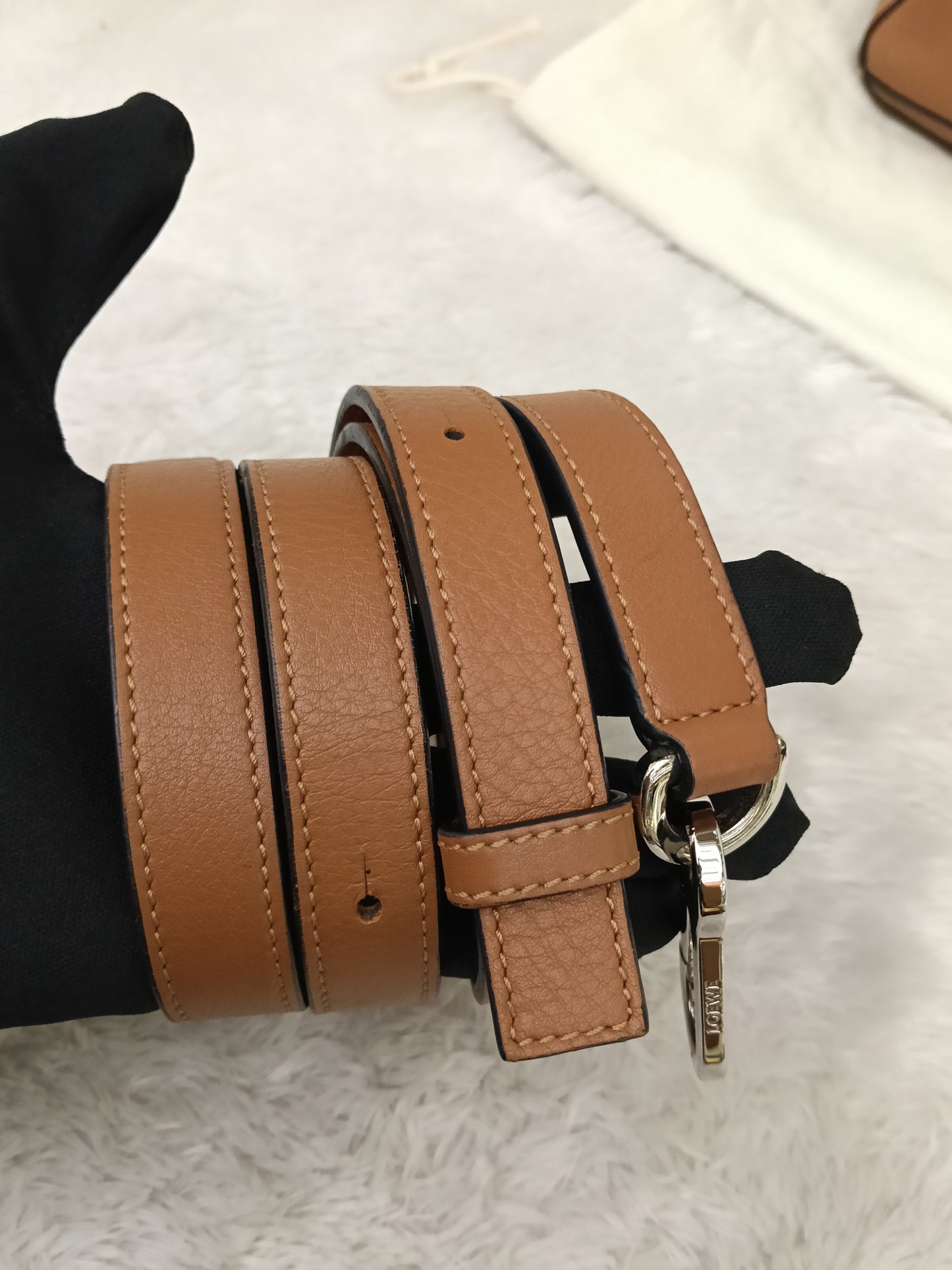 Loewe Puzzle Small Tan SHW 2018