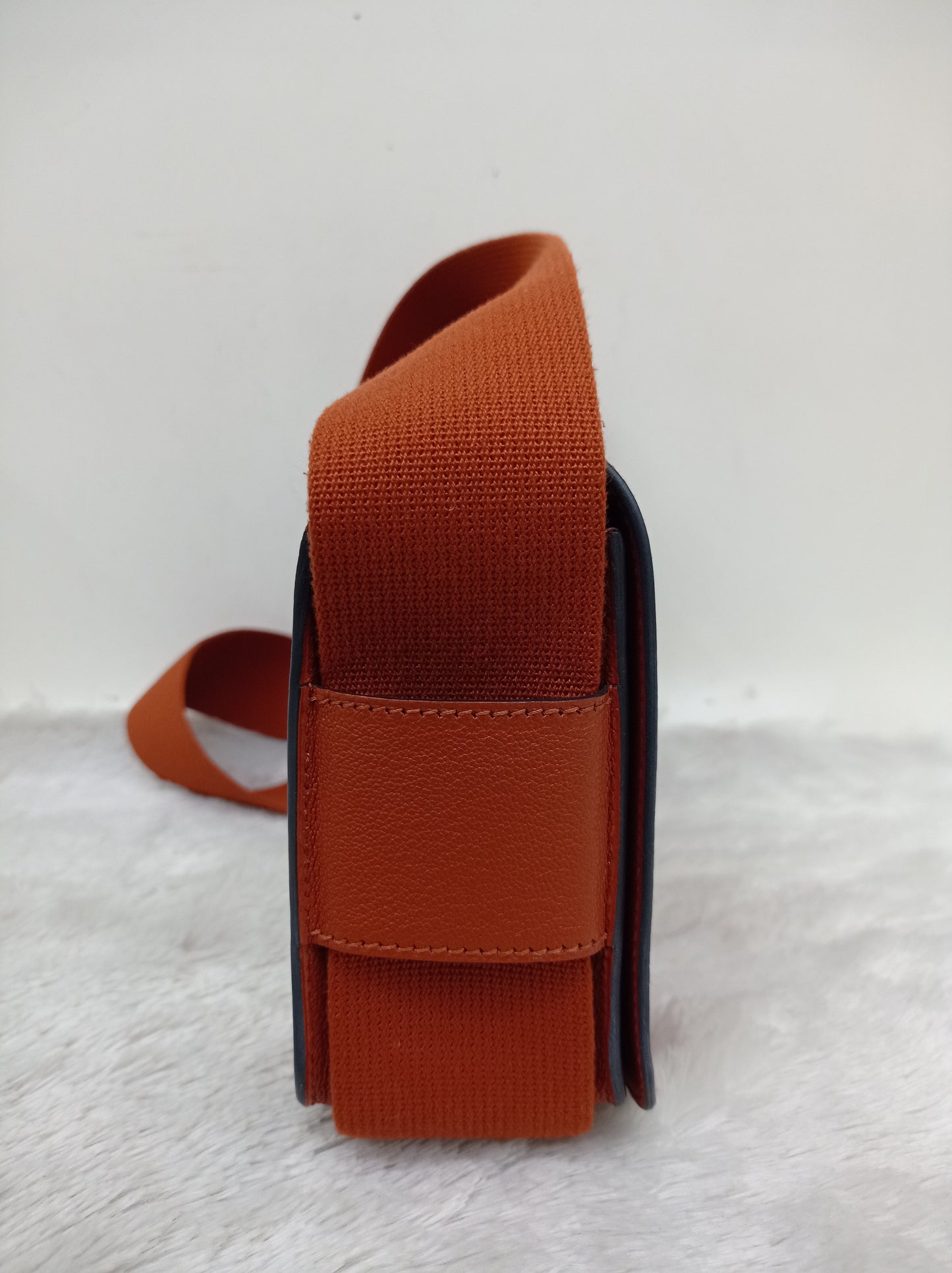 Hermes Geta Chevre Mysore Sangle Cuivre PHW #U