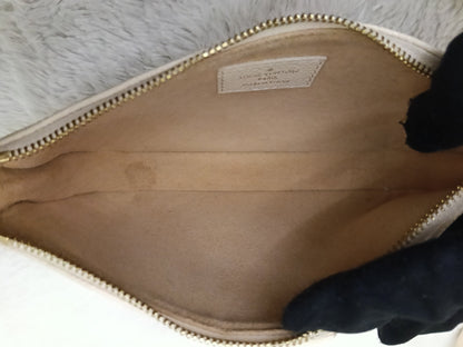 LV Multi Pochette Accecories NV Monogram Empreinte Creme Beige (CHIP)