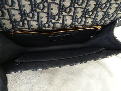Dior Montaigne 30 Chain Flap Oblique Navy GHW 2020