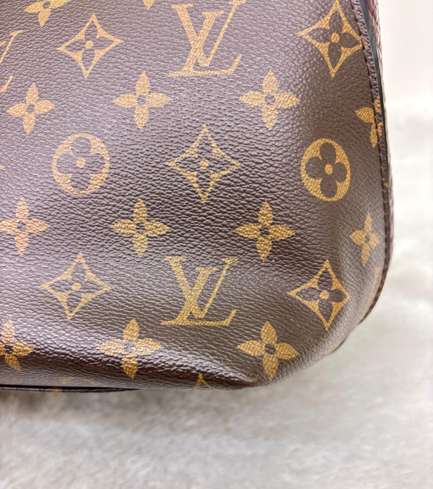 LV Majestueux MM Monogram Ostrich Lizard Bordeaux 2012