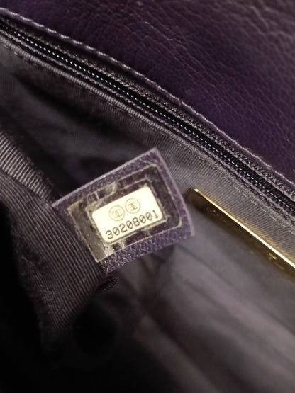 Chanel C19 Small Dark Purple GHW #30