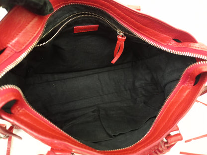 Balenciaga Small City Classic Red SHW
