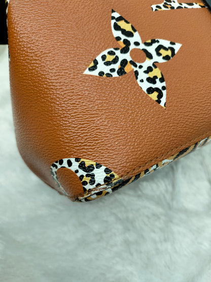 LV Neo Noe Monogram Giant Jungle Leopard Caramel 2019