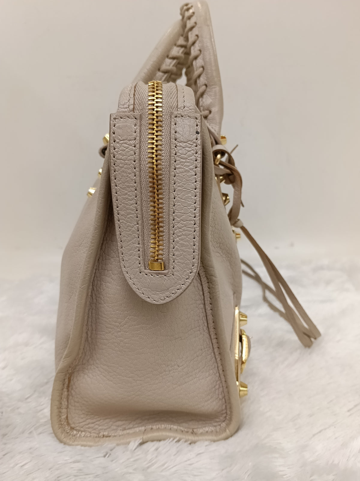 Balenciaga Small City Edge Beige GHW 2016