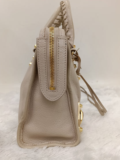 Balenciaga Small City Edge Beige GHW 2016